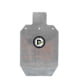 Double Tap Industries 3/8in AR500 Steel Silhouette Target, 18x30in, Raw, ST100-R