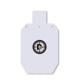 Double Tap Industries 3/8in AR500 Steel Silhouette Target, 18x30in, White, ST100-05