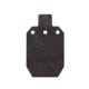 Double Tap Industries 33% IPSC Rimfire Steel Silhouette Target, Raw, 6in x 10in, ST33-RIM