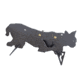 Double Tap Industries AR500 Bobcat Target w/Reactive Vital, Raw, RT-GT-BOB