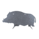 Double Tap Industries AR500 Hog/Boar Silhouette Target, Raw, ST-HOG