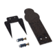 Double Tap Industries AR500 Rimfire Ground Stake Popper Target, Raw/Black, 12in, PT-GS-12-RIM
