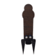 Double Tap Industries AR500 Rimfire Ground Stake Popper Target, Raw/Black, 12in, PT-GS-12-RIM
