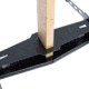 Double Tap Industries H-Base for Paper/Steel Target Stand Base, Black, TS-HB-2X4-01