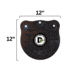 Double Tap Industries Heavy Duty 1/2in AR500 Steel Gong Target, Raw, 12in, G1200-HD