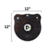 Double Tap Industries Heavy Duty 1/2in AR500 Steel Gong Target, Raw, 12in, G1200-HD