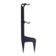 Double Tap Industries Hook Ground Stake Steel Target Hanger/Stand, Black, Double, TS-GS-2H