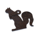 Double Tap Industries Rimfire Squirrel Silhouette Target, Raw, ST-SQ-RIM
