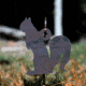 Double Tap Industries Rimfire Squirrel Silhouette Target, Raw, ST-SQ-RIM