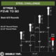 Double Tap Industries Steel Challenge Stage 1 - Five to Go Target, Raw, SC-5TG