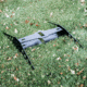 Double Tap Industries Steel Challenge Stage 1 - Five to Go Target w/H-Base Stands, Raw/Black, SC-5TG-HB