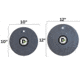 Double Tap Industries Steel Challenge Stage 6 - Pendulum Target, Raw, SC-PD