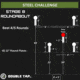 Double Tap Industries Steel Challenge Stage 8 - Roundabout Target, Raw, SC-RA