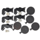 Double Tap Industries Texas Star - 10 Paddle Adapter Kit, Raw/Black, RT-TS-6IN-PDLK