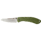 DoubleStar Brimstone Manual Folding Knife, 3.5in, D2 Tool Steel, Sheepsfoot, Satin Blade, G10 Handle, OD Green, DSKI100-ODSA