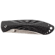 DoubleStar Folding Knife, D2 Tool Steel, 8 inches, Brimstone, Satin Blade Black Handle, DSKI100-BLKSA