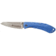 DoubleStar Folding Knife, D2 Tool Steel, 8 inches, Brimstone, Satin Blade Blue Handle, DSKI100-BLSA