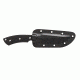 DoubleStar Lite Fighter Knife, 9.5 inches, .187in Nitro-V Stainless Steel, Fixed Blade, .187in Thick Coarse Textured G10 Handle, Black, DSK105