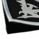 DoubleStar Logo Patch, Black with Grey Outline, DS-Logopatch
