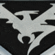 DoubleStar Logo Patch, Black with Grey Outline, DS-Logopatch