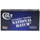 Doubletap Ammunition Colt National Match 9mm Luger, 124 grain, Full Metal Jacket, 50 Rounds Pistol Ammo, 9M124FMJCT
