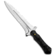 Down Under Knives Down Under Knives Death Adder Dagger Knife Fixed Blade 6" Polished, Black, 440, adult, BHQ-16193