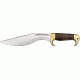 Down Under Knives Red Rock Fixed Blade Knife, 10.25in, Contoured Brown Leather Wrapped Handle DUKRRR
