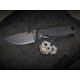 DPx Gear H.E.S.T. Black G-10 Handle, Combo Edge Black Blade DPXHEST-FT3
