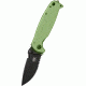 DPx Gear H.E.S.T. OD G10 Handle, Plain Black Blade, Left Handed DPXHEST-F2.0L
