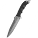 DPx Gear HEFT 6 Razorback Fixed Blade Knife,5.95in Serrated Niolox Steel Blade,Black Handle w/ Kydex Sheath DPX HEFT 6 Razorback