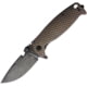 DPx Gear HEST-F Framelock Folding Knife, 3.25" black stonewash finish Bohler M390 stainless, Bronze textured titanium handle, DPHSF015