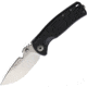 DPx Gear HEST Urban MilSpec Framelock Folding Knife, 2.75in Tumbled Finish Cpm-154 SS Blade, Black Textured G10 Handle With Titanium Coated Titanium Back Handle, DPHSF062