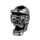DPx Gear Schmuckatelli Mr.DP Skull Lanyard Bead Pewter, Gray, One Size, BHQ-86049