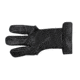 Dead Ringer Three Finger Glove, Black, DR8802