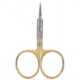 Dr. Slick Straight Arrow Scissors, 3.5in, Gold Loops, SA35G