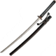 Dragon King Pine Crane Katana, 28 blade, Black cord wrapped white rayskin handle, SD35290