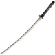 Dragon King War Fire Katana, 29.5 65Mn steel blade, Black cord wrapped handle, SD35360