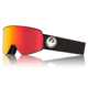 Dragon NFX2 Goggles, Black/LumaLens Red Ion, with Bonus LumaLens Rose, One Size 286056030332