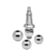 Draw-Tite Interchangeable Hitch Ball w/ 1&quot; Shank - 1-7/8&quot;, 2&quot;, 2-5/16&quot; Balls 75898