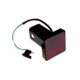 Draw-Tite Tube Cover 2" Square Brake Light w/4-Flat Plug Receiver 74700