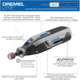 Dremel Lite 4-Volt Multipurpose Cordless Rotary Tool, Gray, 7760-N/10