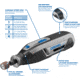 Dremel Lite 4-Volt Multipurpose Cordless Rotary Tool, Gray, 7760-N/10