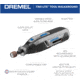 Dremel Lite 4-Volt Multipurpose Cordless Rotary Tool, Gray, 7760-N/10