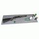 Drymate Cleaning Pad Diamond Plate 14''x46'' With Tray