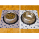 Drymate Dog Bowl Place Mat, Paw Stripe, Grey/ Black, 16 x 28 DPM1628YSBP