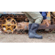 Dryshod Big Bobby Mid Work Boot - Mens, Black/Grey, 15, BBB-MM-BK-015