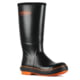 Dryshod Seamonster Premium Rubber Fishing Boot - Men's, Black/Orange, 14, SEA-MH-BK-014
