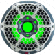 DS18 HYDRO 10in Subwoofer w/RGB Lights - 600W, Single, Carbon Fiber, CF-10SUB