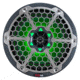 DS18 HYDRO 6.5in 2-Way Marine Speakers w/RGB LED Lights 375W, Black Carbon Fiber, CF-65