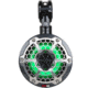 DS18 HYDRO 6.5in 2-Way Wakeboard Pod Tower Speakers w/1.5in Compression Driver &amp; RGB Lights - 450W, Black, CF-6TPBNEO